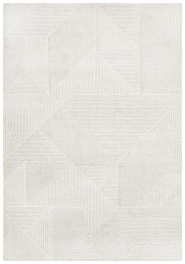 Ashe Scandi Soft Grey Patterned Rug